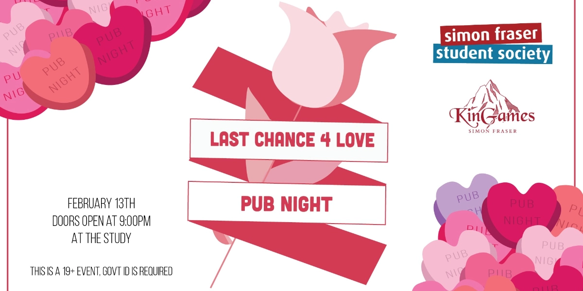 Event image for SFSS x Kin Games: Last Chance 4 Love Pub Night