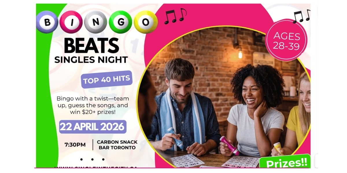 Event image for Bingo Beats Singles Night | Top 40 Hits | Toronto