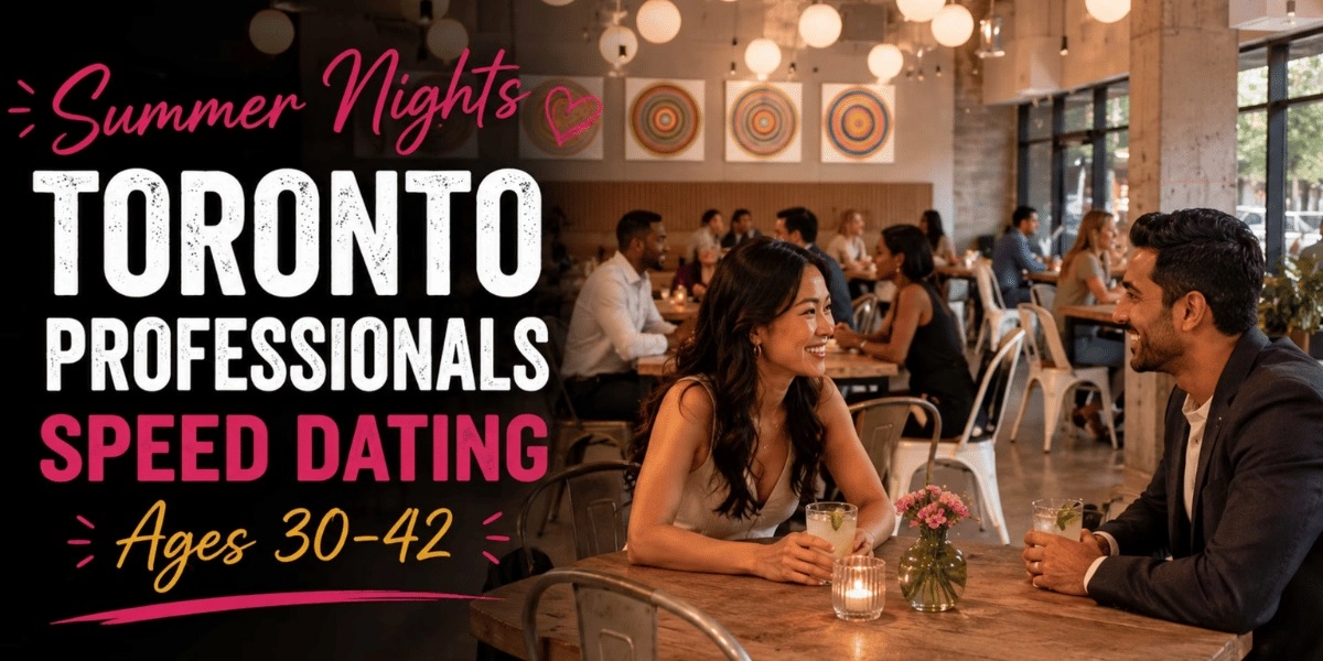 Event image for Summer Nights Toronto Professional Singles Speed Dating (Ages 30-42)
