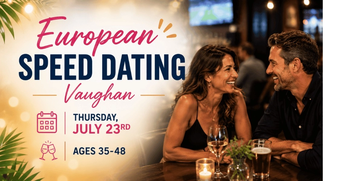 Event image for European Speed Dating Vaughan (Ages 35-48)