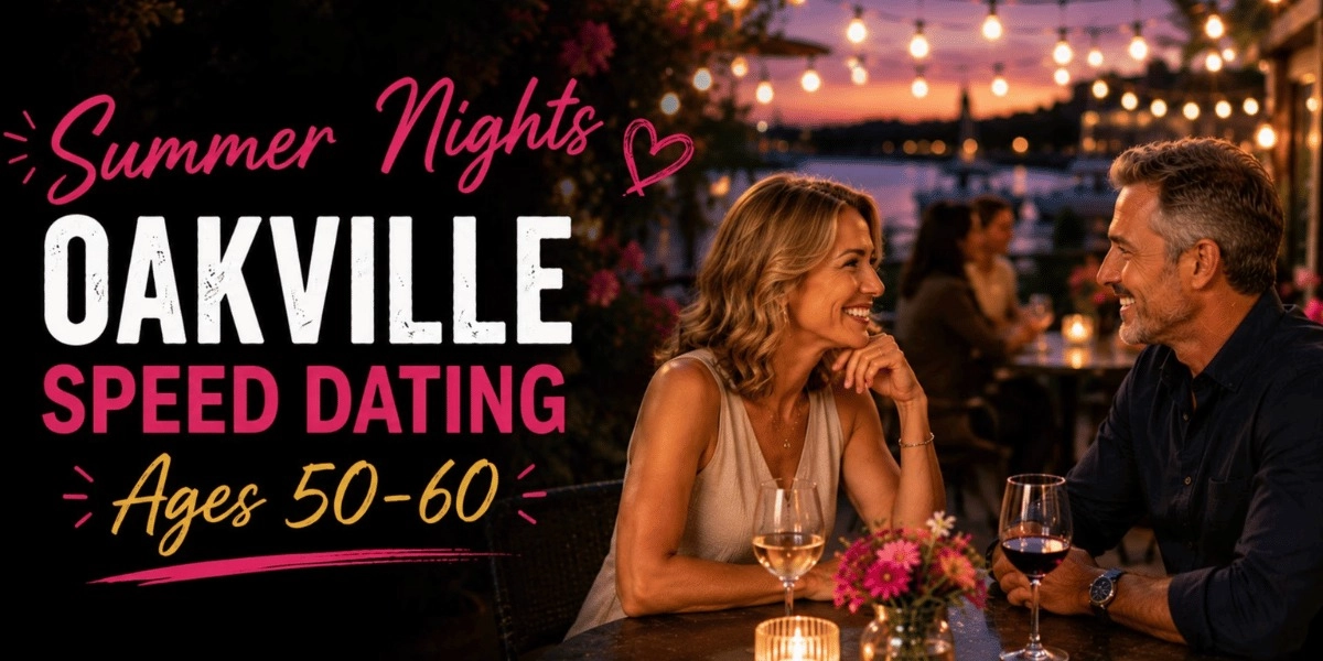 Event image for Summer Nights Oakville Speed Dating (Ages 50-60)