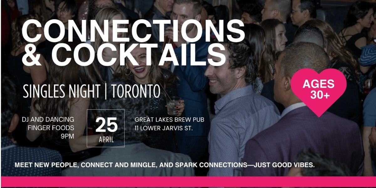 Event image for Connection & Cocktails Singles Night | Toronto