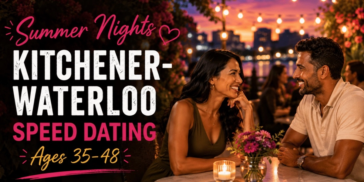 Event image for Kitchener-Waterloo Summer Nights Speed Dating (Ages 35-48)