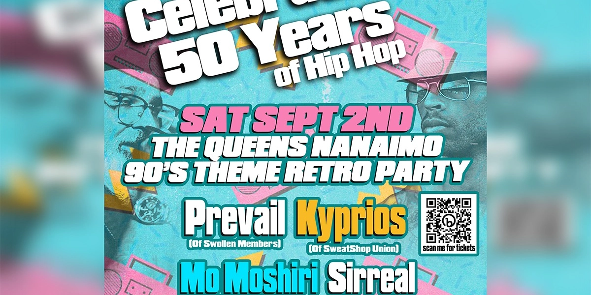 Event image for 50 Years of Hip Hop at The Queens