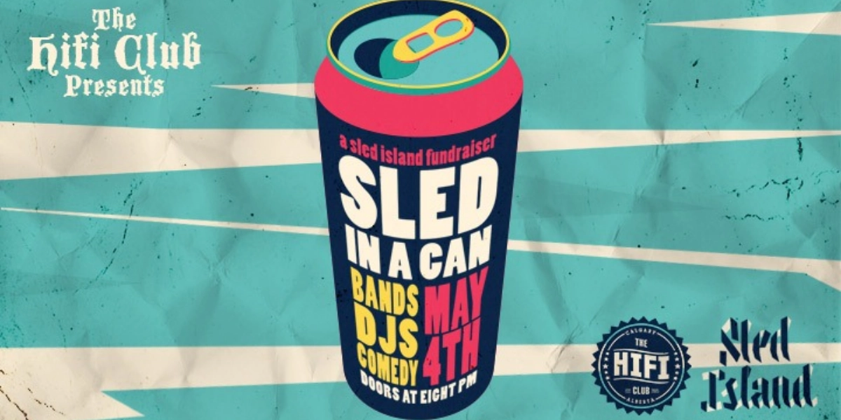 Event image for Sled In A Can, A Sled Island Fundraiser