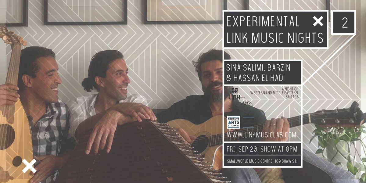 Event image for Sina Salimi, Barzin & Hassan El Hadi - Experimental Link Music Night II