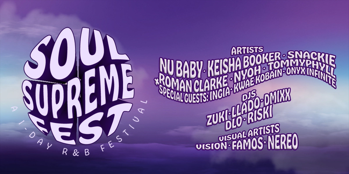 Event image for SOUL SUPREME FEST: A 1-Day R&B Festival