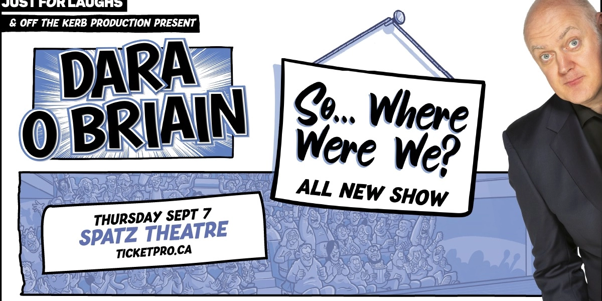 Event image for Dara Ó Briain: So… Where Were We?
