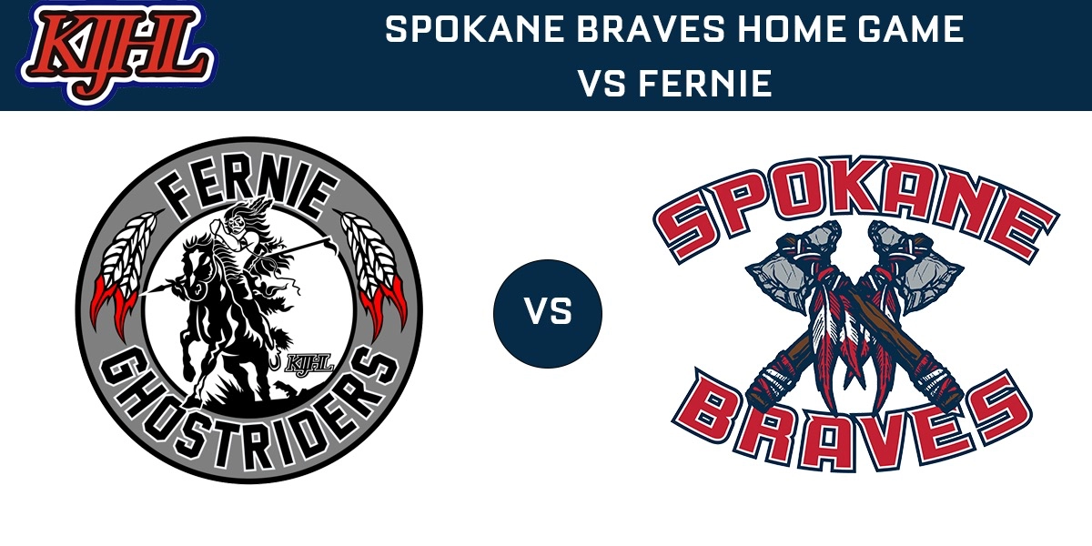 Event image for Fernie Ghostriders vs Spokane Braves
