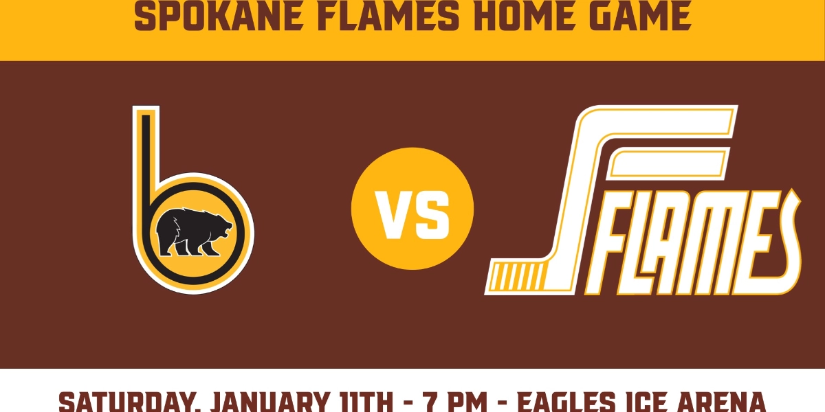 Event image for Grand Forks Border Bruins vs Spokane Flames
