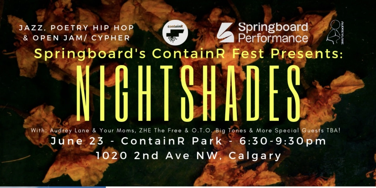 Event image for NightShades: An evening of Poetry, Jazz, & Hip Hop