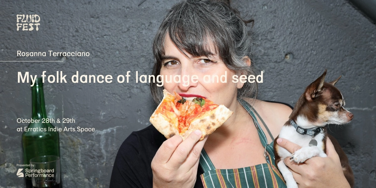 Event image for My folk dance of language and seed | Rosanna Terracciano