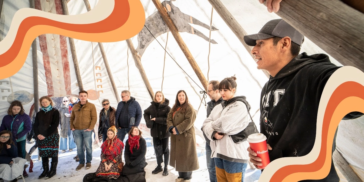 Event image for Tipi Raising with Special Performances Curated by Garret C. Smith
