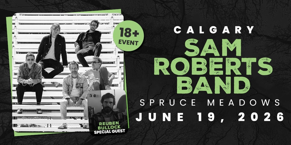 Event image for Sam Roberts Band presented by Excel Homes