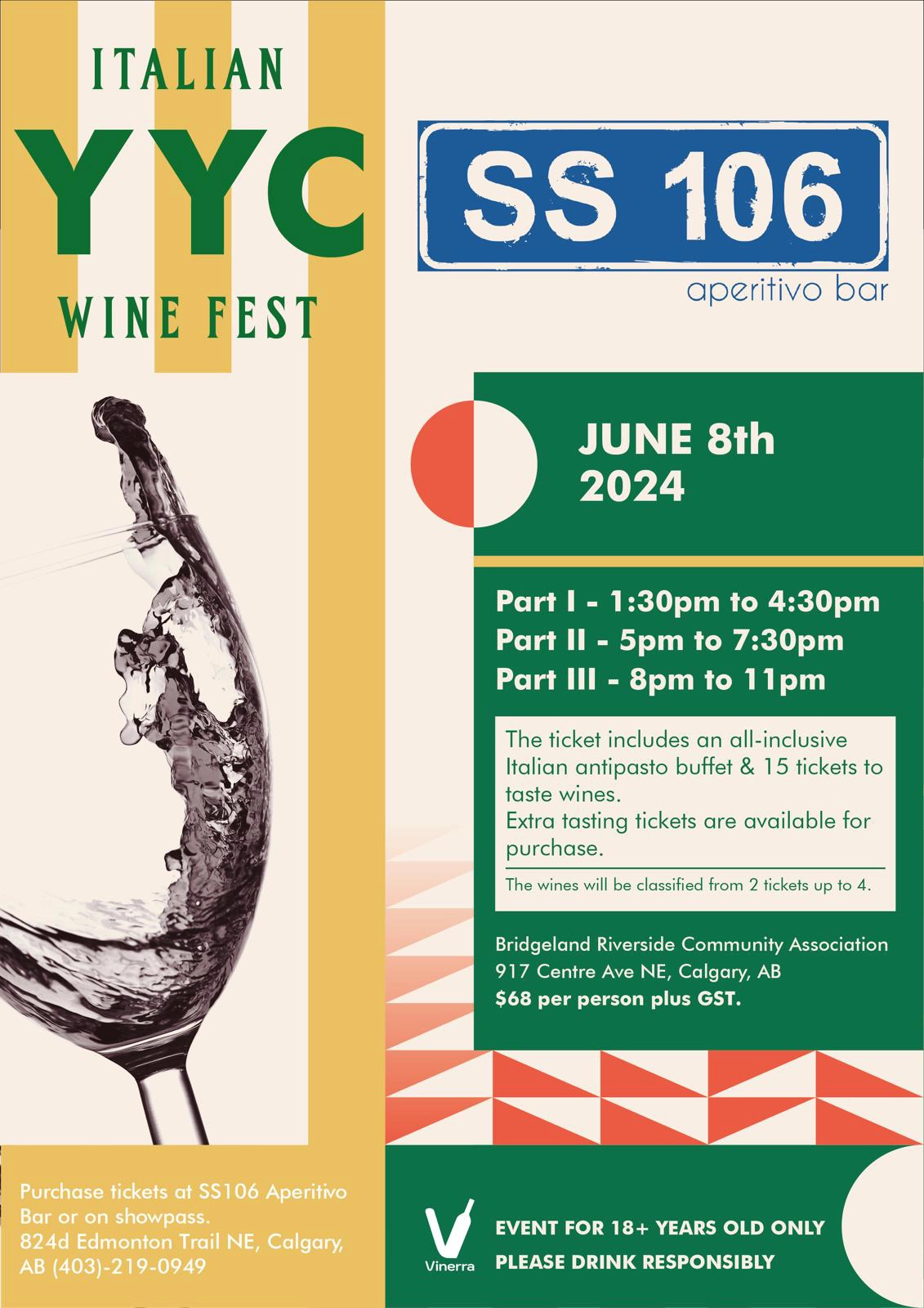 Event image for YYC Italian Wine Fest Part 1