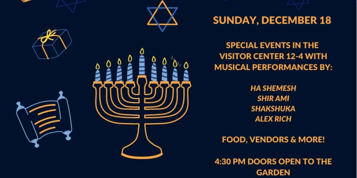 Event image for Chanukah at Garden Glow
