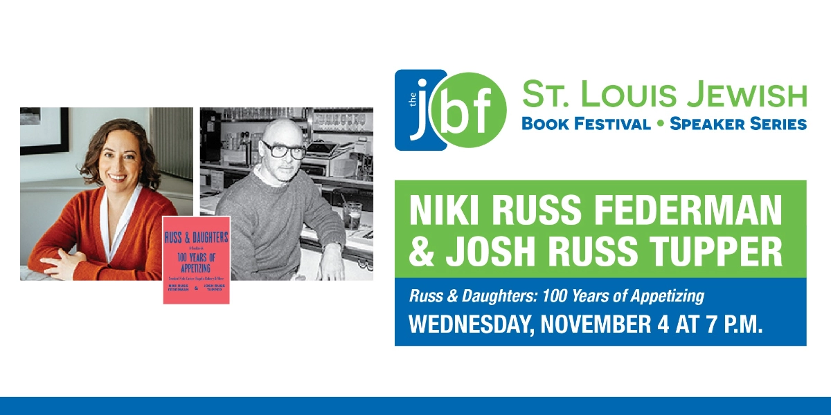 Event image for St. Louis JBF Presents Niki Russ Federman & Josh Russ Tupper