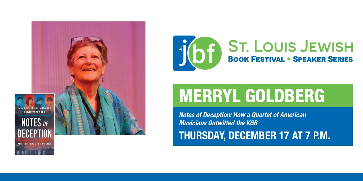Event image for St. Louis JBF Presents Merryl Goldberg (Arthur Gale “Jewish Lives” Series)
