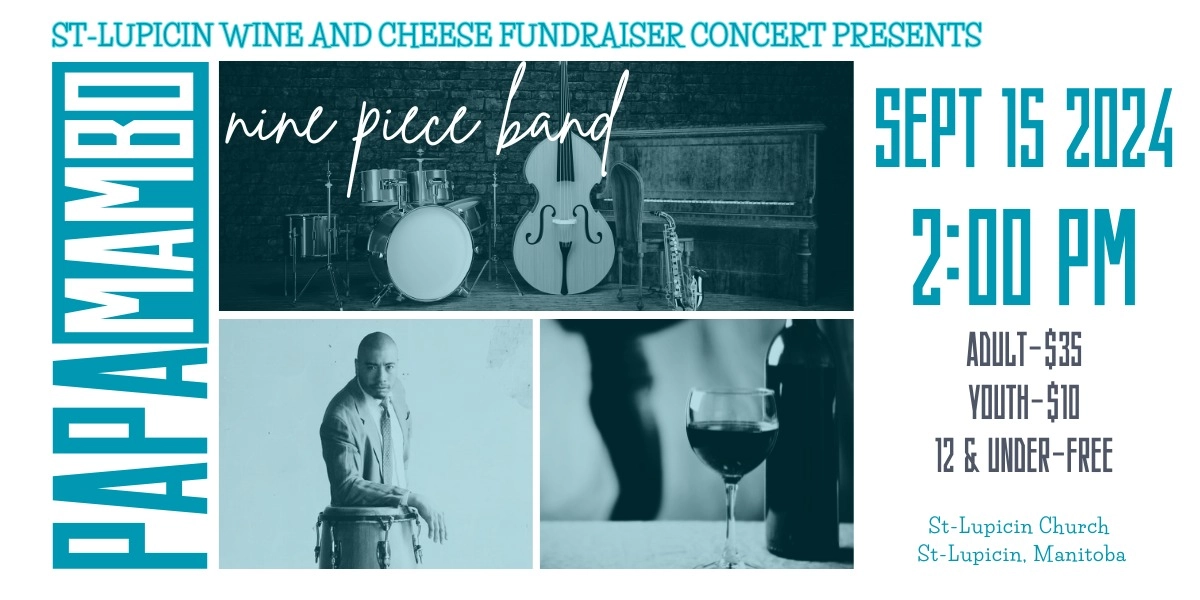 Event image for St-Lupicin Wine and Cheese Fundraiser Concert 2024