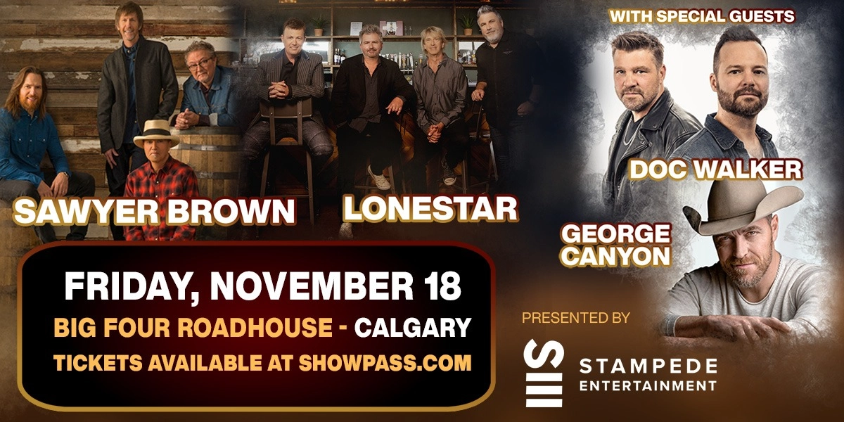 Event image for Sawyer Brown, Lonestar, George Canyon & Doc Walker