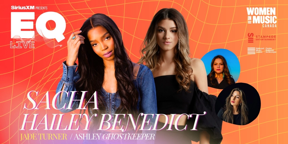 Event image for EQLIVE with Sacha, Hailey Benedict, Jade Turner, and Ashley Ghostkeeper