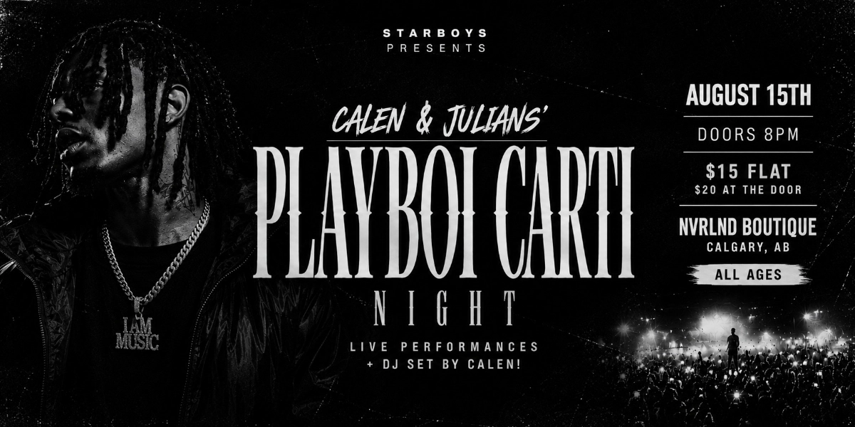 Event image for PLAYBOI CARTI NIGHT! BY STARBOYS