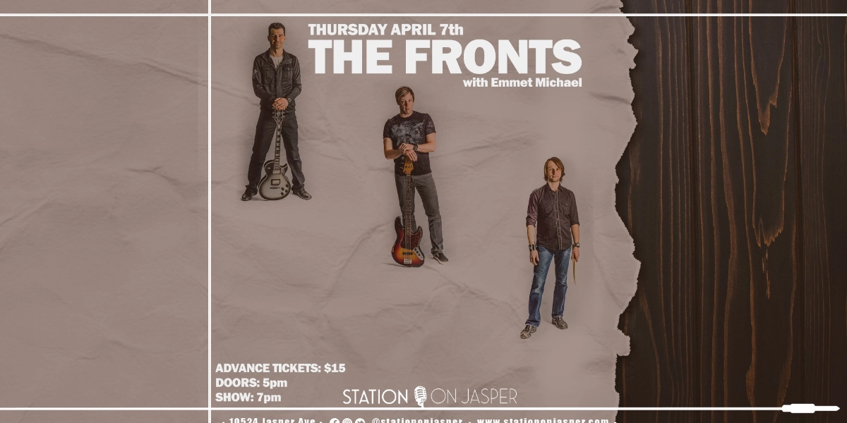Event image for The Fronts, w/ Emmet Michael