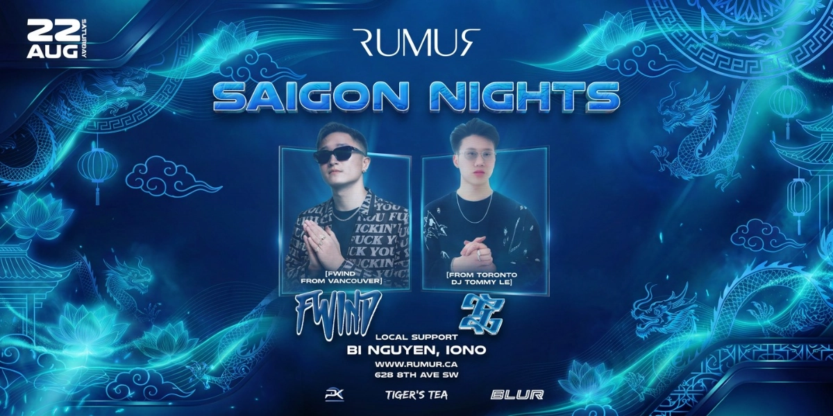 Event image for Rumur Presents: Saigon Nights ft FWIND & DJ Tommy Le