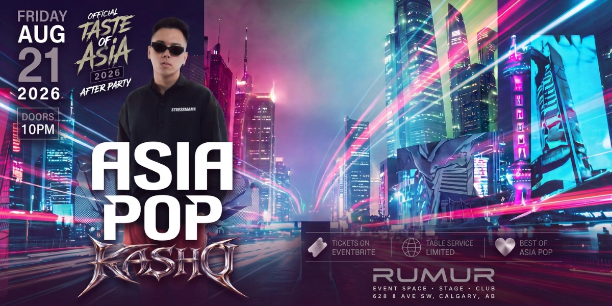 Event image for Rumur Presents: Taste of Asia Official After Party (KASHO Asia Pop)