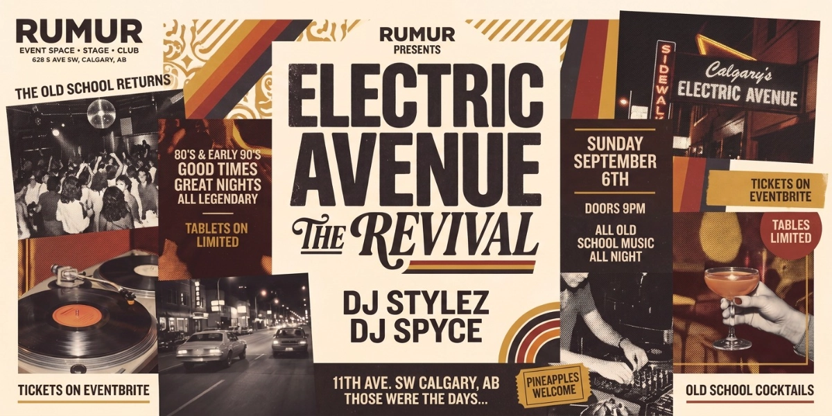 Event image for Electric Avenue: The Revival