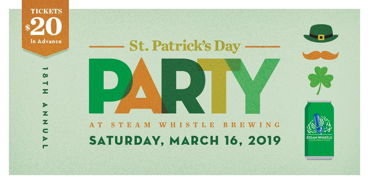 Event image for Steam Whistle Saint Patrick's Day Party