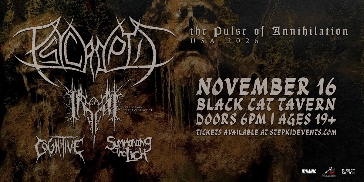 Event image for Psycroptic w/ Inferi, Cognitive & Summoning The Lich
