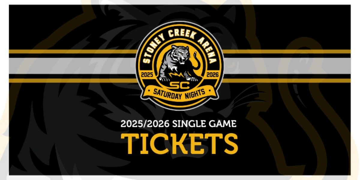 Event image for 2025–2026 Stoney Creek Tigers: Single Game Tickets