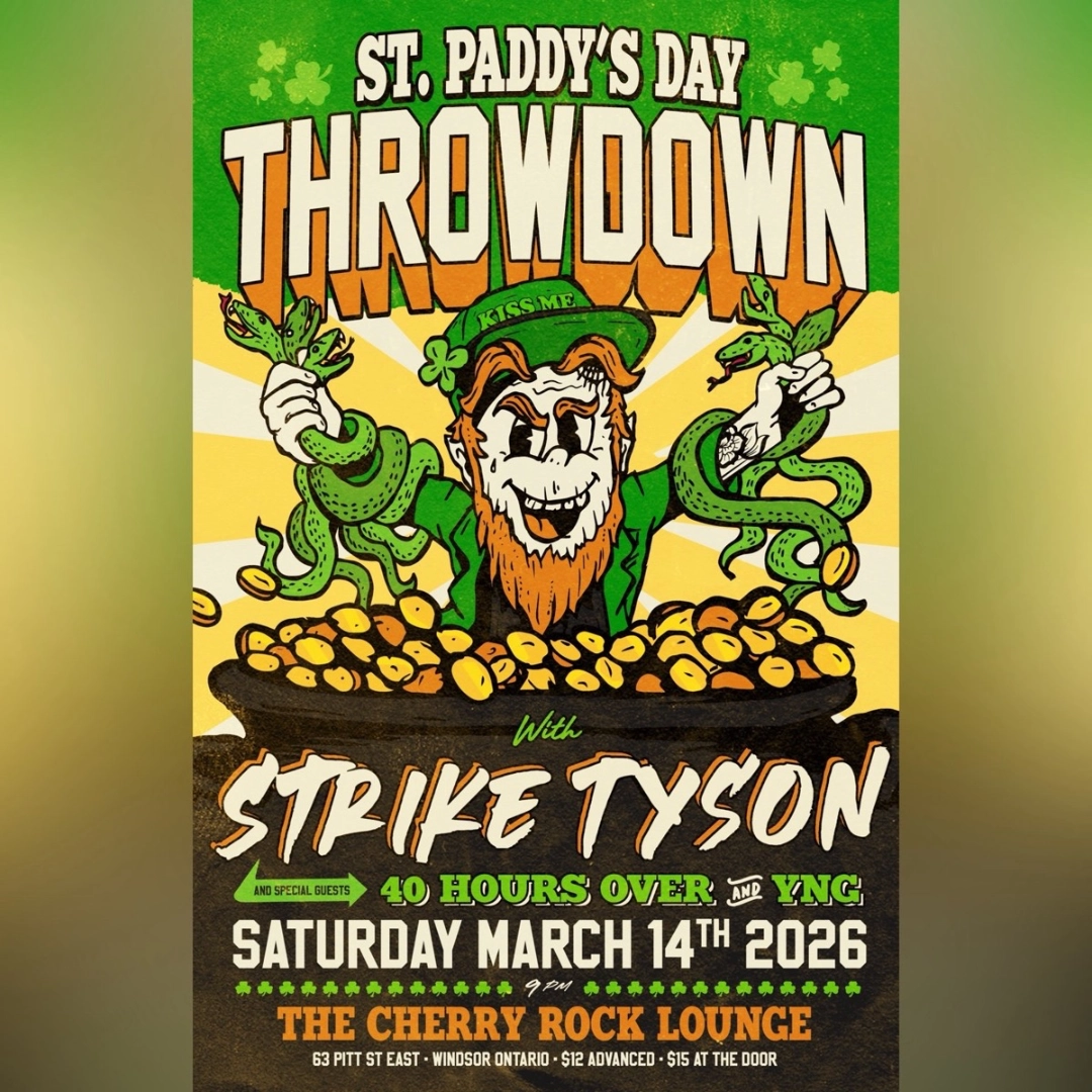 Event image for Strike Tyson: St. Paddy's Day Throwdown