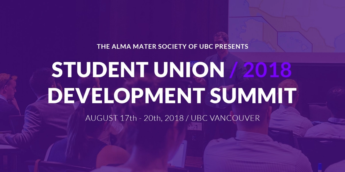 Event image for Student Union Development Summit 2018
