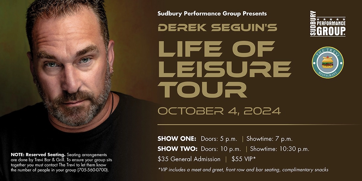 Event image for Derek Seguin: Life of Leisure Tour