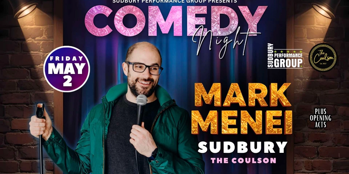 Event image for Stand up comedy with Mark Menei