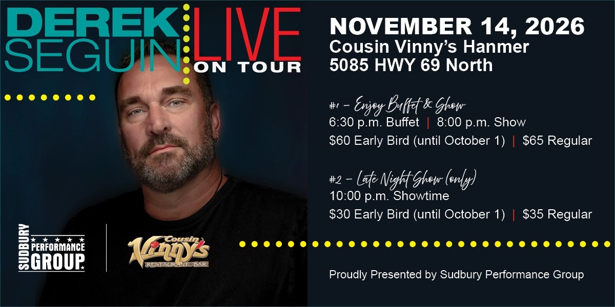 Event image for Derek Seguin: Live on Tour
