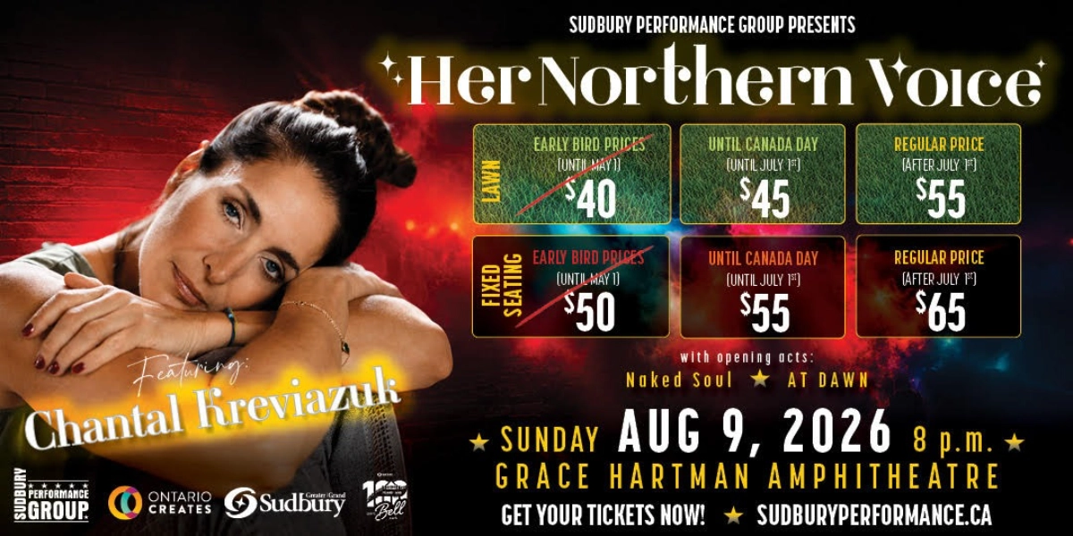 Event image for Sudbury Performance Group presents Chantal Kreviazuk