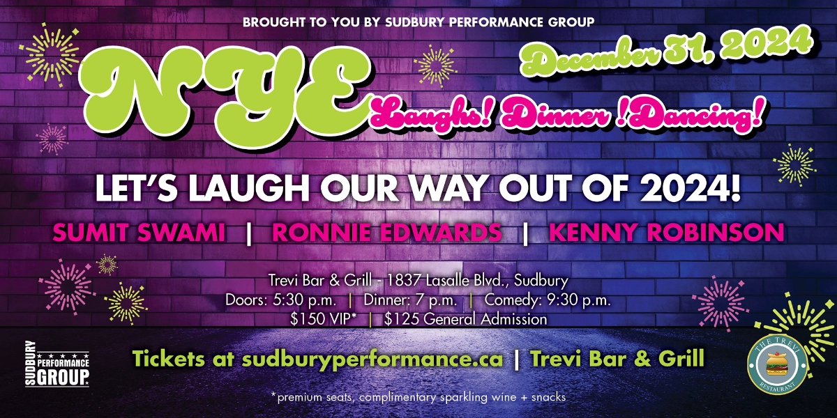 Event image for NYE Comedy Night: Laughs, Dinner, Dancing