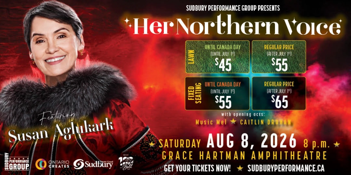 Event image for Sudbury Performance Group presents Susan Aglukark