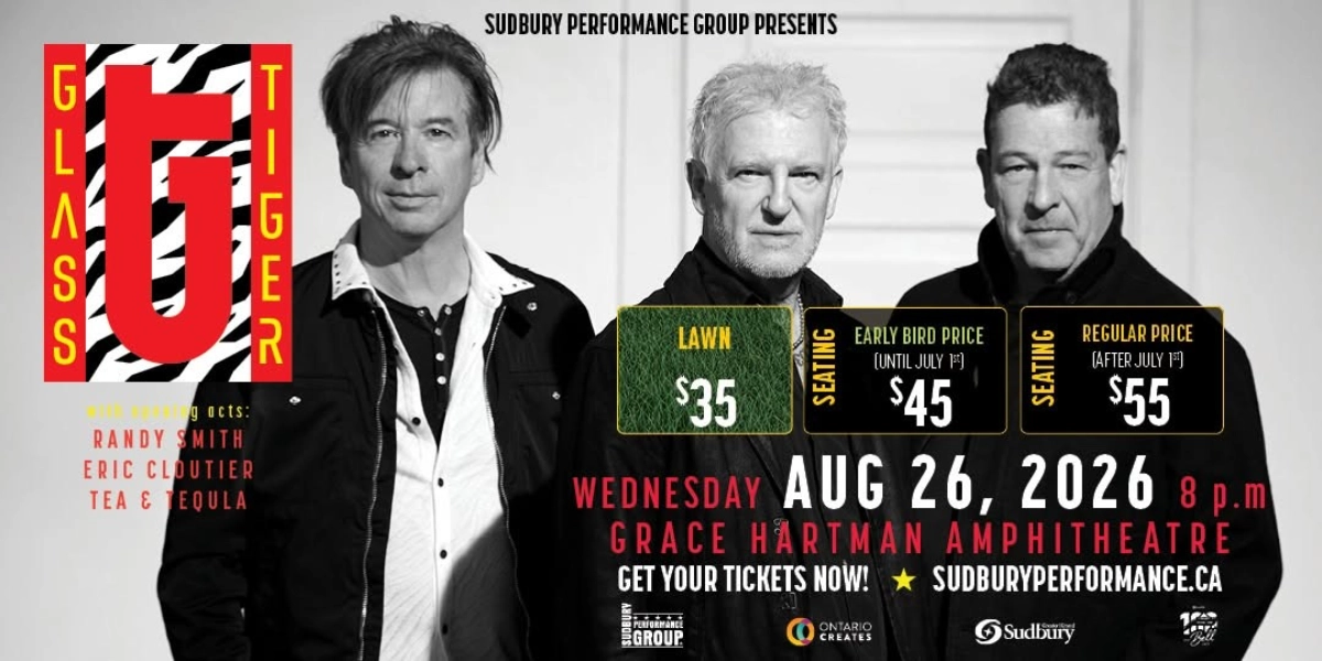 Event image for Glass Tiger: LIVE IN CONCERT by Sudbury Performance Group