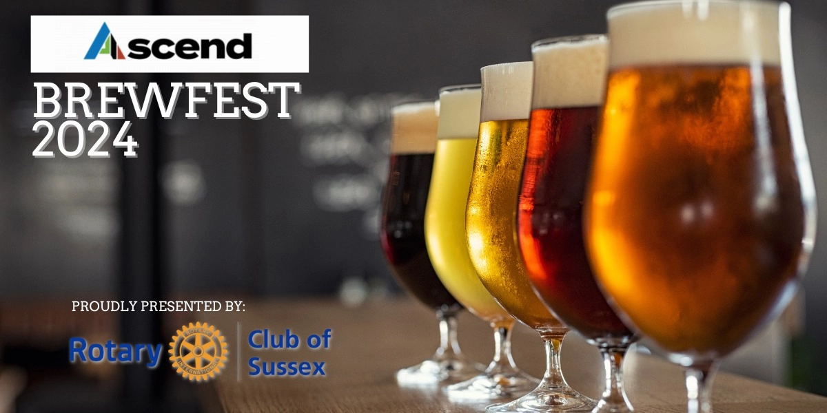 Event image for Ascend BrewFest presented by the Rotary Club of Sussex