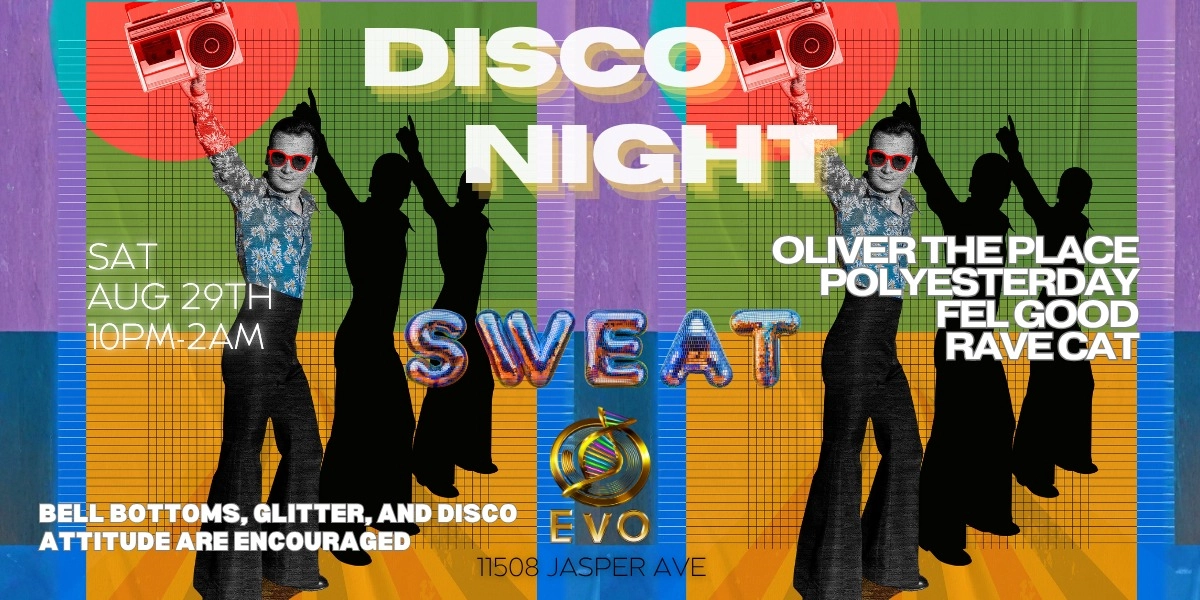 Event image for SWEAT x EVOLUTION: DISCO NIGHT