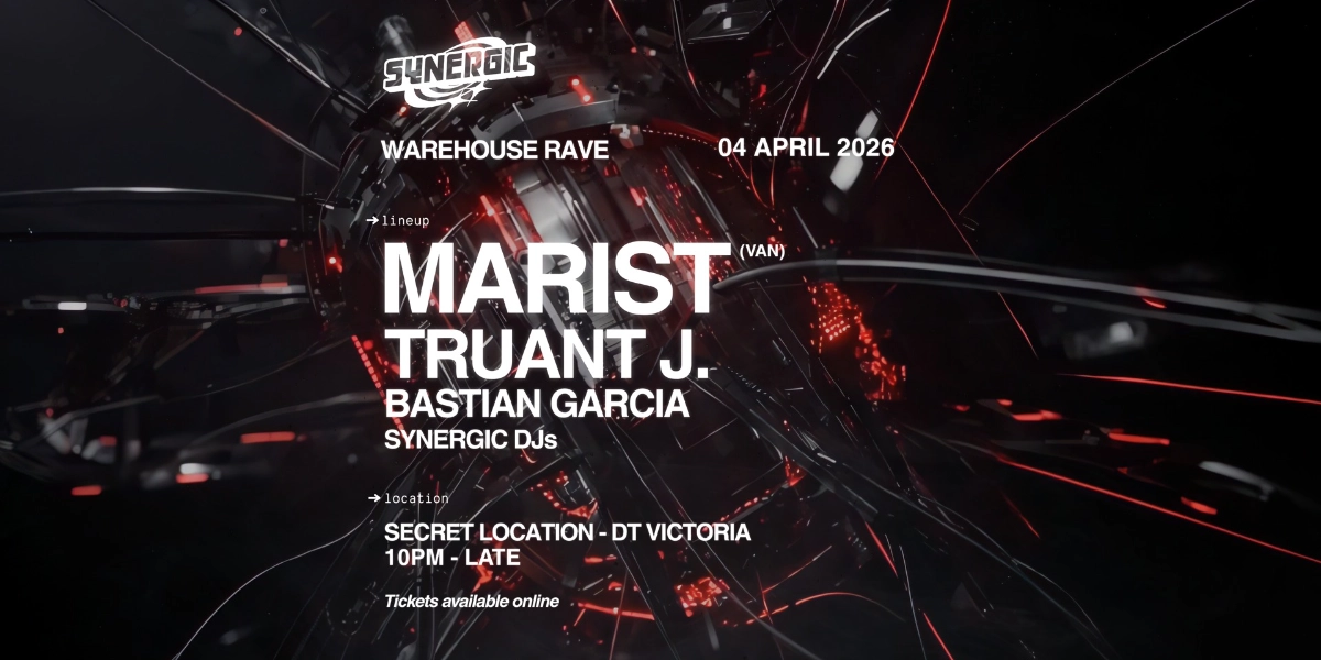 Event image for SYNERGIC WAREHOUSE: MARIST, TRUANT J., BASTIAN GARCIA