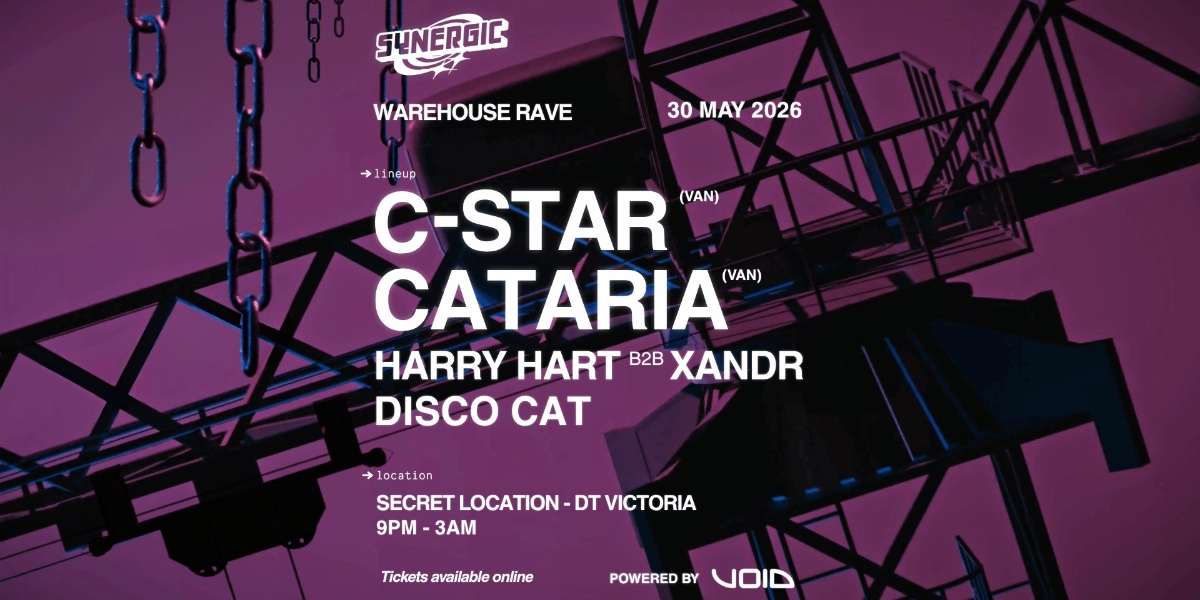 Event image for SYNERGIC WAREHOUSE: C-STAR, CATARIA, DISCO CAT