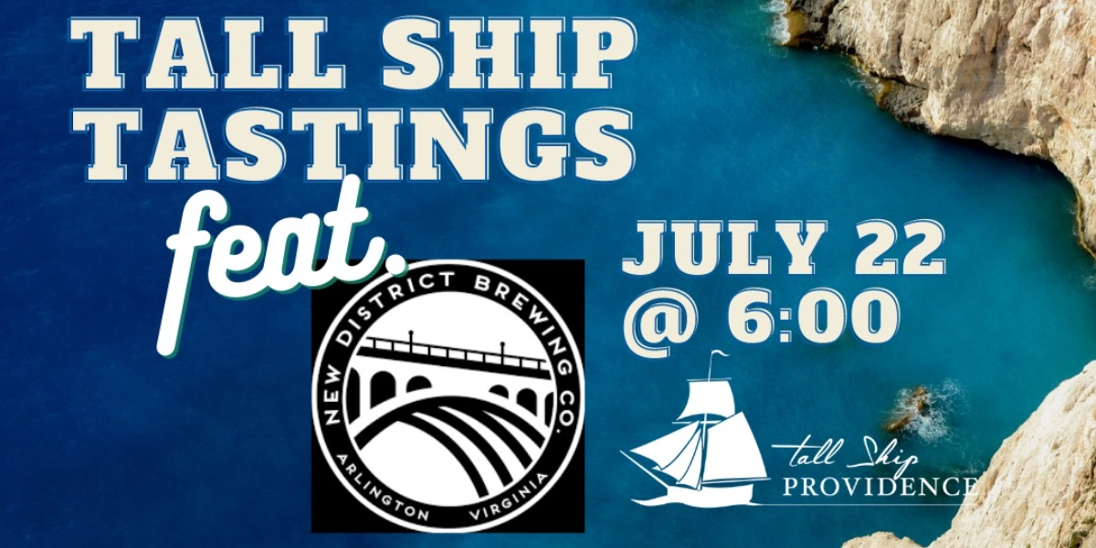 Event image for Tall Ship Tasting – Craft Beer Tasting featuring New District Brewing Co.