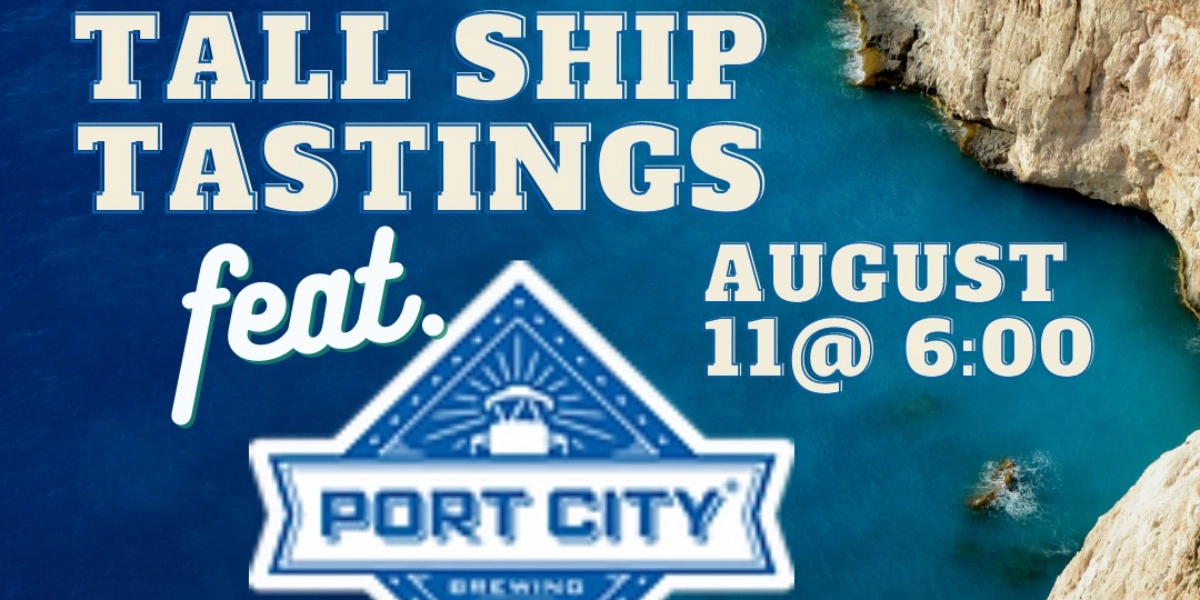 Event image for Tall Ship Tastings – Craft Beer Cruise Featuring Port City Brewing Co.