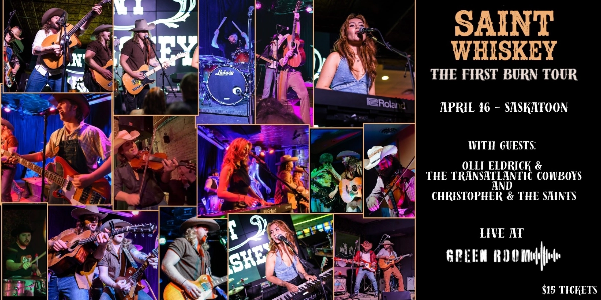 Event image for Saint Whiskey Live at Greenroom