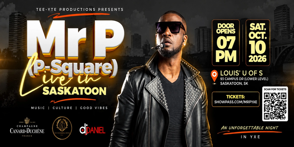 Event image for MR P (P SQUARE) YXE